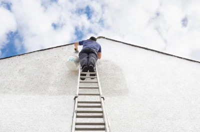 Peinture extérieure à Gagnières — façades et ravalement